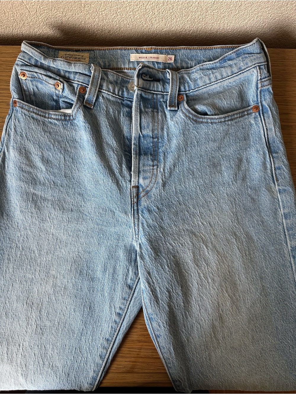 Levi's Light Blue Straight Leg Women's Jeans